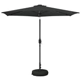 Parasol da giardino con luci LED e base 270 x 270 cm Poliestere
