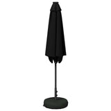 Parasol da giardino con luci LED e base 270 x 270 cm Poliestere