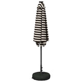 Parasol da giardino con luci LED e base 270 x 270 cm Poliestere