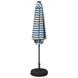 Parasol da giardino con luci LED e base 270 x 270 cm Poliestere