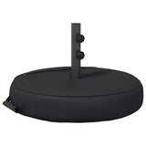 Base per Ombrello da Patio 50 x 50 cm Acciaio Nero