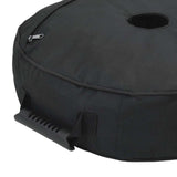 Base per Ombrello da Patio 60 x 60 cm Acciaio Nero