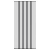 Zanzariera per porta con tenda in rete Nero 110 x 240 cm