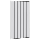 Zanzariera per porta con tenda in rete Nero 130 x 240 cm