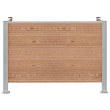 Recinzione Contenitore per Rifiuti Marrone 161 x 85 x 115 cm