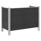 Recinzione Contenitore per Rifiuti Grigio 161 x 85 x 115 cm