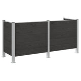 Recinzione Contenitore per Rifiuti Grigio 237 x 85 x 115 cm
