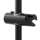 Supporto per Testa di Doccia Nero 71 cm Acciaio Inox