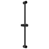 Supporto per Testa di Doccia Nero 71 cm Acciaio Inox
