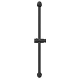 Supporto per Testa di Doccia Nero 71 cm Acciaio Inox