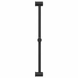 Supporto per Testa di Doccia Nero 71 cm Acciaio Inox
