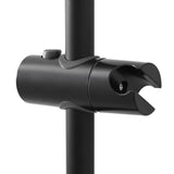 Supporto per Testa di Doccia Nero 101 cm Acciaio Inox