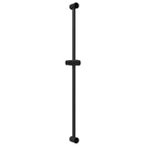 Supporto per Testa di Doccia Nero 101 cm Acciaio Inox