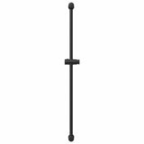 Supporto per Testa di Doccia Nero 101 cm Acciaio Inox