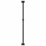 Supporto per Testa di Doccia Nero 101 cm Acciaio Inox