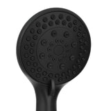 Set di doccia con soffione Nero 150 cm Acciaio Inox