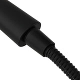 Set di doccia con soffione Nero 150 cm Acciaio Inox