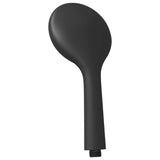 Set di doccia con soffione Nero 150 cm Acciaio Inox