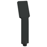 Set di doccia con soffione Nero 150 cm Acciaio Inox