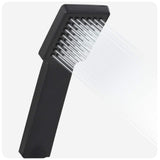 Set di doccia con soffione Nero 150 cm Acciaio Inox