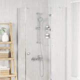 Set di Sistema Doccia Cromato 70 cm Acciaio Inox