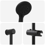 Set di Sistema Doccia Nero 71 cm Acciaio Inox