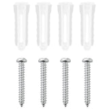 Set di Sistema Doccia Nero 71 cm Acciaio Inox