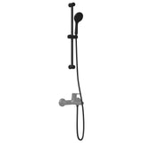 Set di Sistema Doccia Nero 71 cm Acciaio Inox