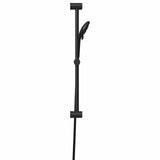 Set di Sistema Doccia Nero 71 cm Acciaio Inox