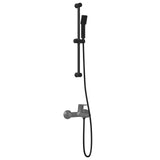 Set di Sistema Doccia Nero 70 cm Acciaio Inox