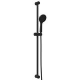 Set di Sistema Doccia Nero 100 cm Acciaio Inox