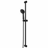 Set di Sistema Doccia Nero 100 cm Acciaio Inox
