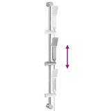 Set di Sistema Doccia Cromato 100 cm Acciaio Inox