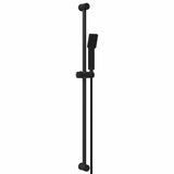 Set di Sistema Doccia Nero 100 cm Acciaio Inox