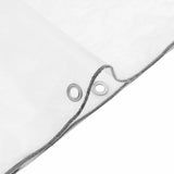 Telo con Occhielli Trasparente 4 x 5 m Polietilene