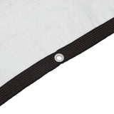 Telo con Occhielli Trasparente 4 x 12 m Polietilene