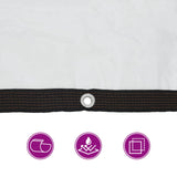 Telo con Occhielli Trasparente 4 x 12 m Polietilene