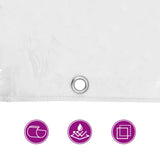 Telo con Occhielli Trasparente 4 x 10 m Polietilene