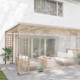 Copertura per Piante Trasparente 6 x 6 m PVC