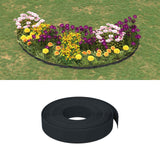 Bordatura per giardino 25 m 10 cm PE Nero