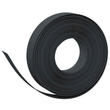 Bordatura per giardino 25 m 10 cm PE Nero