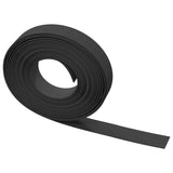 Bordatura per giardino 25 m 10 cm PE Nero