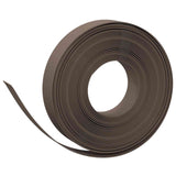 Bordatura per giardino 25 m 10 cm PE Marrone
