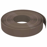 Bordatura per giardino 25 m 10 cm PE Marrone