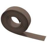 Bordatura per giardino 25 m 15 cm PE Marrone