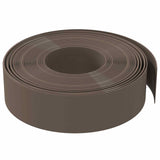 Bordatura per giardino 25 m 15 cm PE Marrone