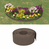 Bordatura per giardino 25 m 20 cm PE Marrone