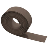 Bordatura per giardino 25 m 20 cm PE Marrone