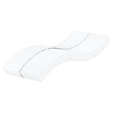 Materasso in schiuma H2 e H3 75 x 190 cm Bianco