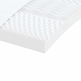 Materasso in schiuma 75 x 190 cm Bianco